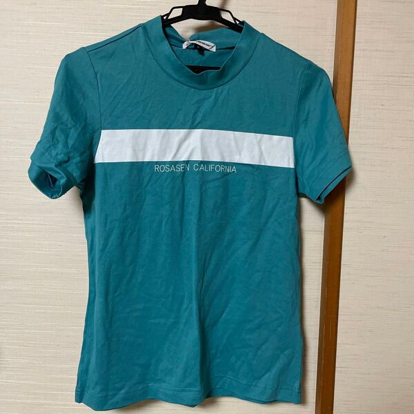 タグ付 ROSASEN レディースM ロサーセン 半袖 ゴルフTシャツ バックポケット ジャージ 未使用 新品 IK1