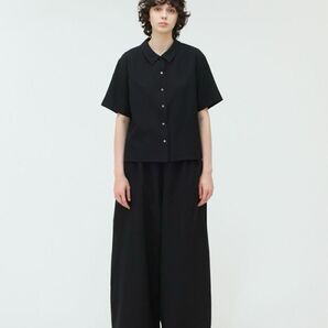 未使用タグ付き ミズイロインド ポプリンワイドイージーパンツ