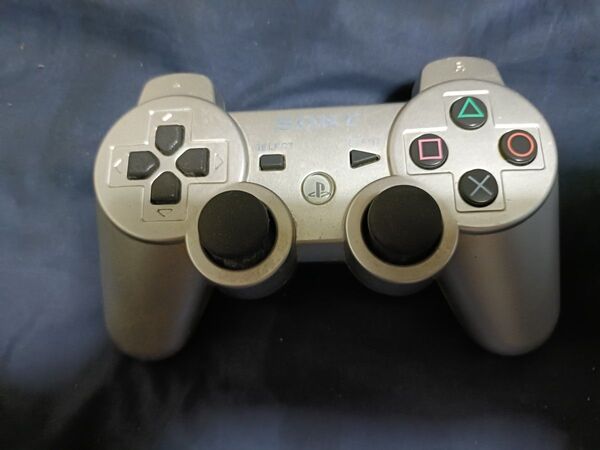 PS3 純正ワイヤーレスコントローラー シルバー SONY デュアルショック3 DUALSHOCK3