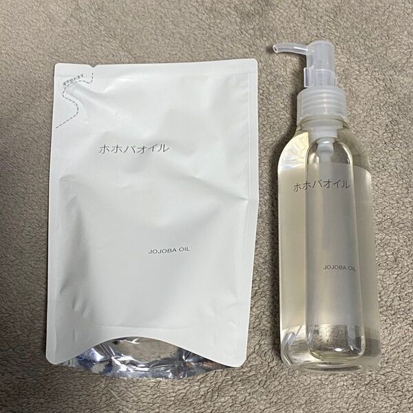 新品 無印良品 ホホバオイル200ml +詰め替えセット