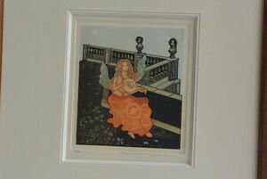 Art hand Auction ■ Ganga ■ Pintura Kiyozumi Yamashita Impresión en placa de cobre 28/50 Bellas artes, Obra de arte, Huellas dactilares, Grabado en cobre, grabando