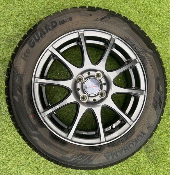 ホイール15インチ スタッドレスタイヤ 175/65r15 PCD100x4 フィット、アクア、ヴィッツ、ノート
