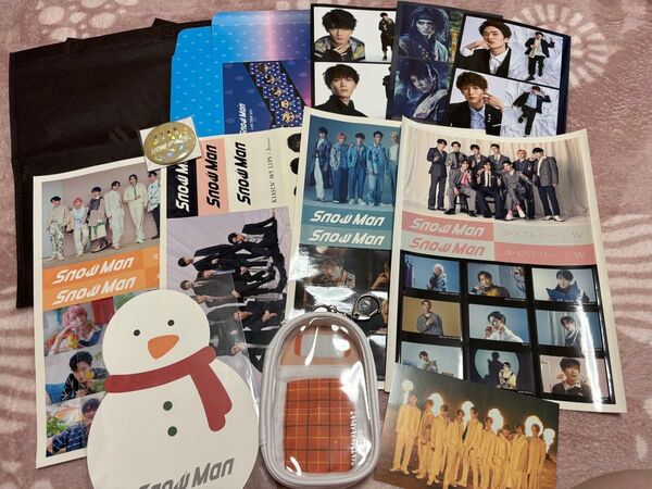SnowMan CD特典 グッズ アクスタケース ステッカー