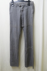 RIPVANWINKLE リップヴァンウィンクル　新品未使用 XSサイズ GRAY COTTON/LINEN　RSE-003