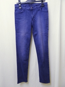 PICCADILLY Piccadilly new goods unused Denim stretch 40 purple 