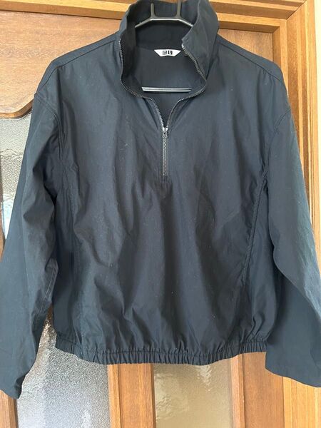 UNIQLO U ユニクロ コットンブレンドハーフジップブラウス
