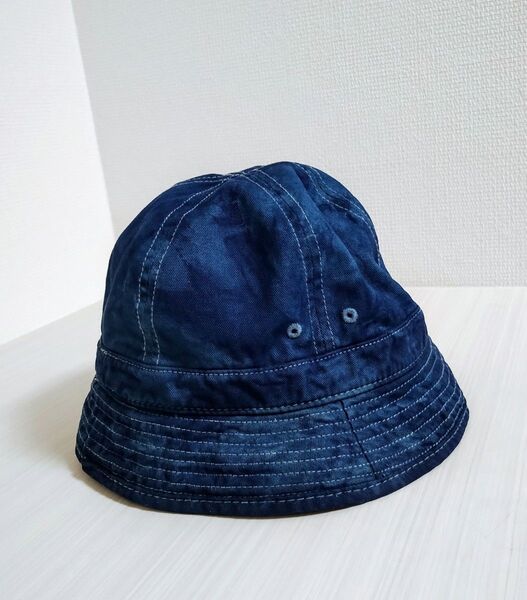 本藍染 バケットハット ハット アウトドア ネイビー ブルー 帽子