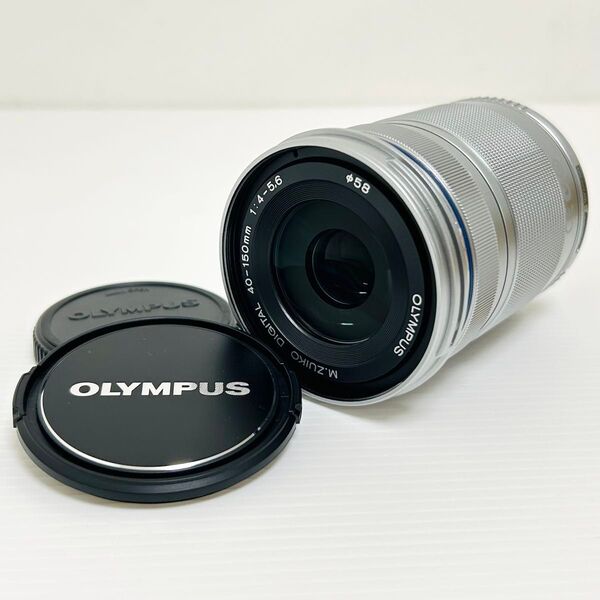 新品級 OLYMPUS M.ZUIKO 40-150mm ED R シルバー オリンパス マイクロフォーサーズ ズームレンズ