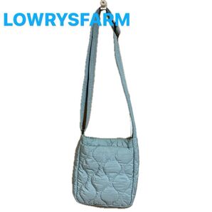 【LOWRYS FARM】キルティングミニショルダー 水色 肩掛け