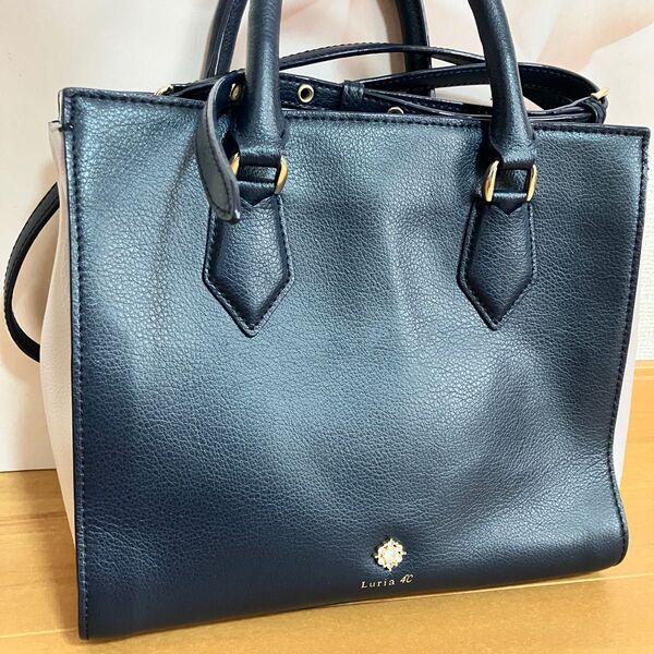Luria4℃ ルリアヨンドシー 2way レザー トートバッグ ショルダーバッグ ハンドバッグ ショルダー 肩掛け 4℃