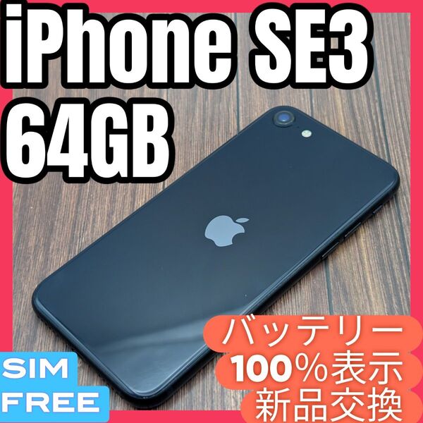 196 iPhoneSE2 black 64GB【100%表示】バッテリー新品