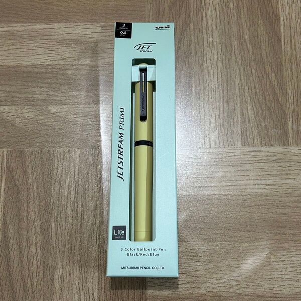 ジェットストリーム プライム 回転繰り出し式3色ボールペン 0.5mm シトロンイエロー
