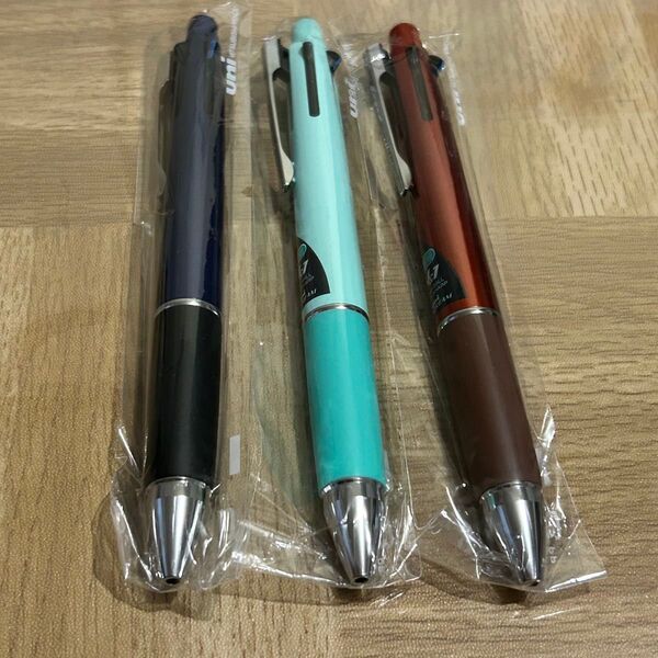 ジェットストリーム 多機能ペン 4&1 0.5 3本セット(ネイビー、ペールグリーン、ブラッドオレンジ) 新品⑤