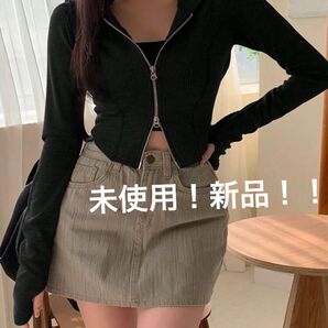 ハーフジップ トップス
