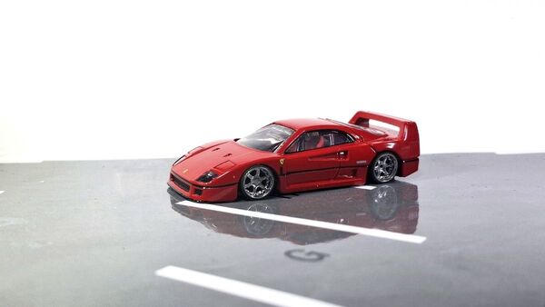トミカプレミアム フェラーリF40 カスタム車両 美品!