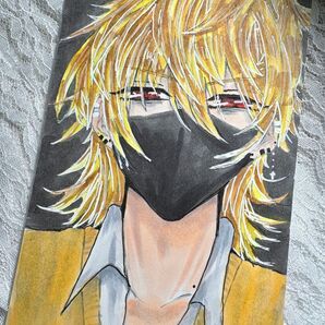 ◯自作イラスト◯マスク男子