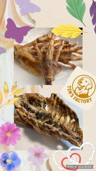 若鶏もみじ6本 鶏ガラ一羽分 無添加 犬のおやつ ジャーキー