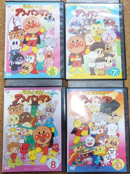 それいけ!アンパンマン DVD 4枚セット レンタルアップ