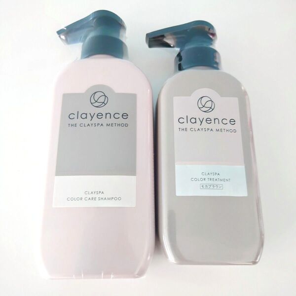 新品未開封 clayence クレイスパ カラーケアシャンプー&カラートリートメント モカブラウン セット 白髪染め