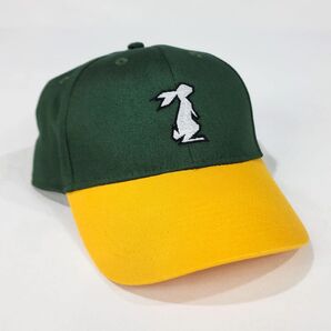 HIGH TAIL DESIGNS ユースロゴキャップ 緑/黄