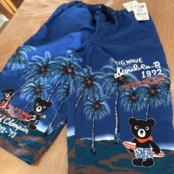 新品 ミキハウス ダブルB 水着 スイムパンツ 140 男