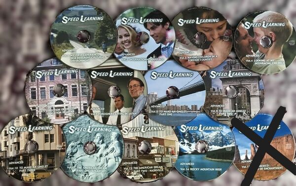 SPEED LEARNING CD 12枚 まとめ売り 【CDのみ】スピードラーニング英語 上級【第6,13,15,16巻が抜き】