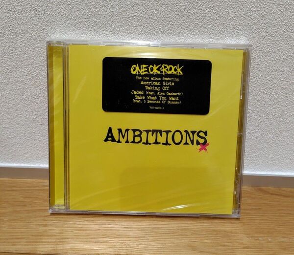 新品・未開封ONE OK ROCK AMBITIONS海外輸入盤ワンオクアルバム CD