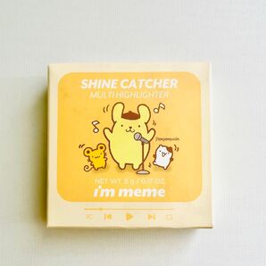 【 アイムミミ 】サンリオ シャインキャッチャーマルチハイライター (ポムポムプリン)(オレンジ・イエロー)パウダー 韓国コスメ