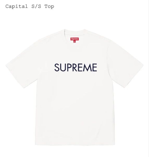 Supreme Capital S/S Top White XXL