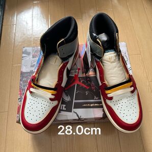 28.0cm UNION × Nike Air Jordan 1 Retro High OG ナイキ エアジョーダン1 ユニオン