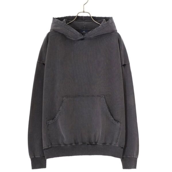 REMI RELIEF NAVY LABEL レミレリーフ ネイビーレーベル ダブルSP加工 パーカ ブラック サイズ:L