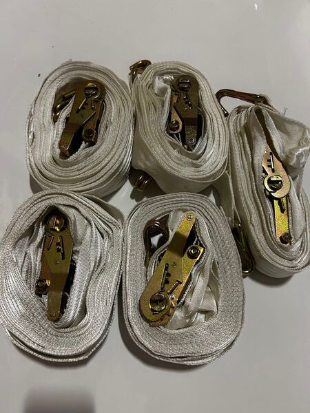 ラッシングベルト 5本セット 荷締めベルト