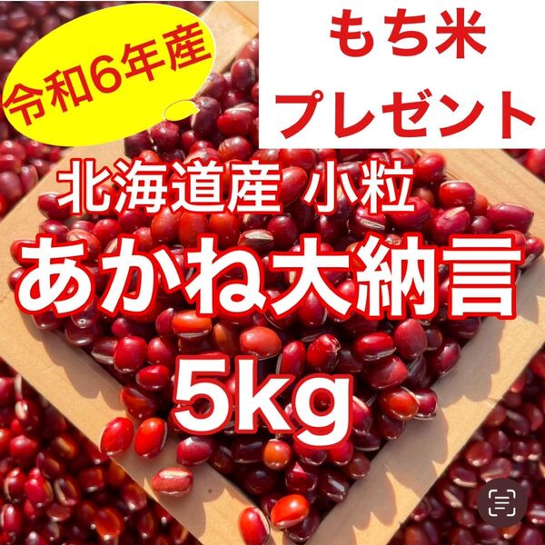 北海道産 小粒あかね大納言小豆 5kg