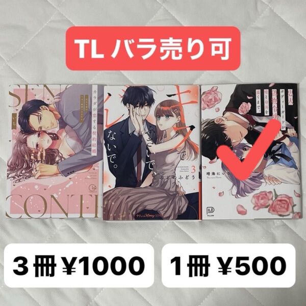 キスでふさいでバレないで。3 ¦カラダが恋する契約結婚1 ¦
