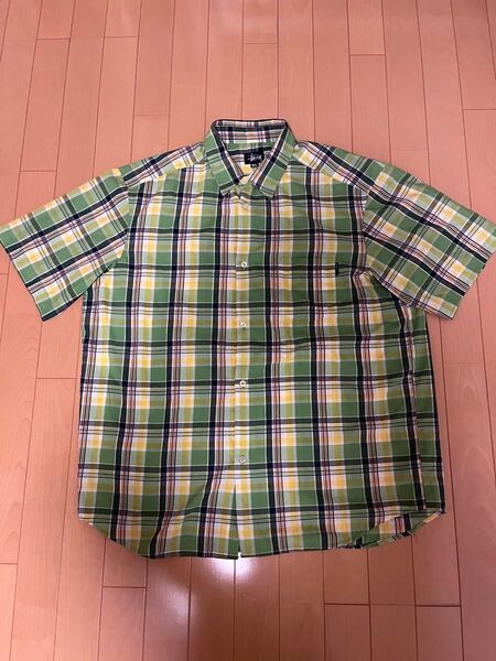 STUSSY ステューシー 90s チェックシャツ 半袖 XL