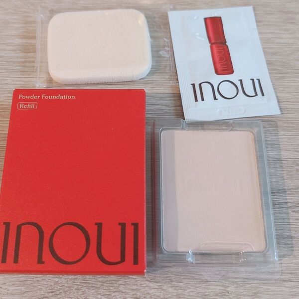 INOUI インウイ パウダーファンデーション 00 レフィル パフ付き