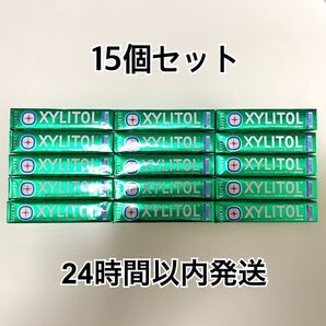 ロッテ キシリトールガム ライムミント 15コ LOTTE XYLITOL