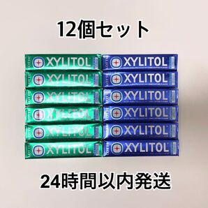 ロッテ キシリトールガム ライムミント 6コ フレッシュミント 6コ LOTTE XYLITOL