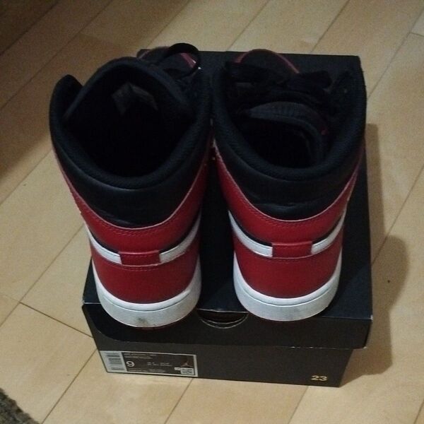 NIKE AIR JORDAN1 MID Gym Red/Black