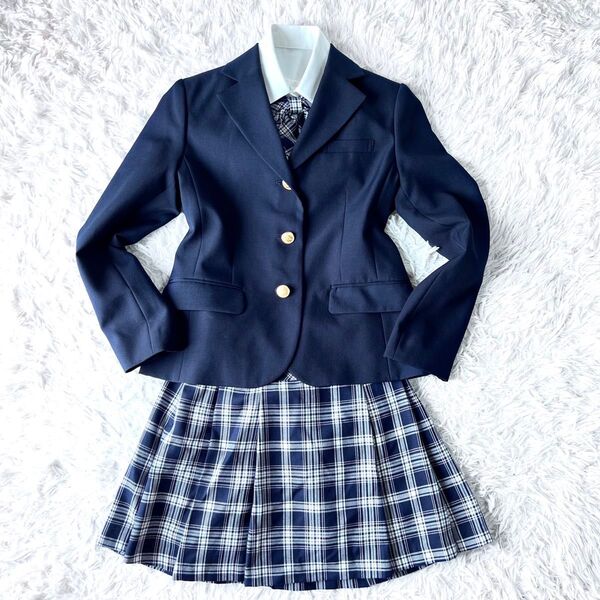 子供服 キッズ フォーマル 4点セット ネイビー サイズTS