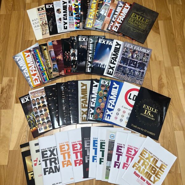 EXILE EX FAMILY ファンクラブ FC 会報 フォトカード セット パンフレット 別冊 付録
