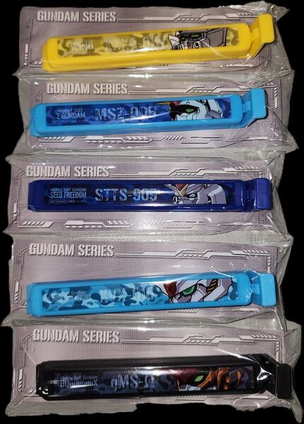 ガンダム フードクリップ 5種類 セブンイレブン限定 新品未開封