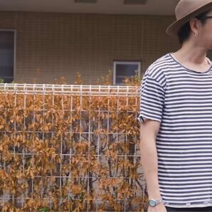 PABLO VINCI ダメージ ボーダーTシャツ kinema キネマ メゾンキネマ パブロヴィンチ グランジファッション