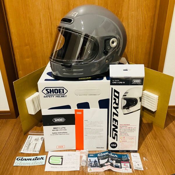 美品 SHOEI グラムスター 付属品、外箱有り XL 2023年製 艶々です。