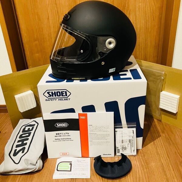 美品 SHOEI グラムスター Mサイズ 2022年 外箱+付属品有り+純正Dスモークシールド