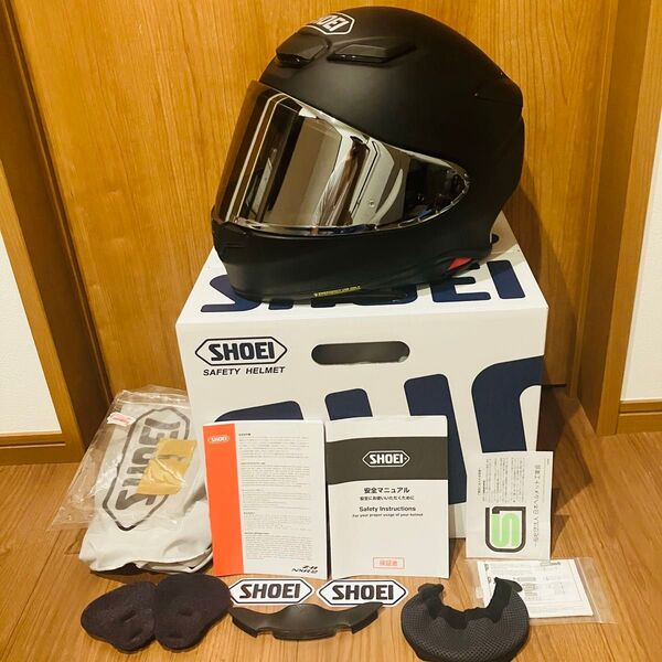 美品 SHOEI Z-8 新品ミラーシールド(シルバー)付属品多数有り