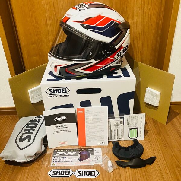 廃盤モデル ほぼ未使用 SHOEI Z-8 PROLOGUE 外箱+付属品付 Lサイズ 2024年2月