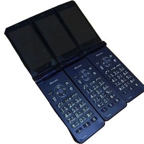 docomo SH-02K SIMロック解除 SIMフリー ガラケー 3台セット