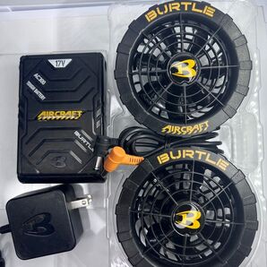ち BURTLE AIRCRAFT 空調服 ファン バッテリーセット 17v