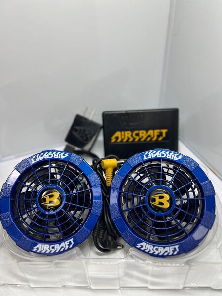 M4 空調服 バートル エアークラフト BURTLE AIRCRAFT バッテリー ファンセット 12V